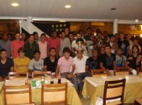 Juniores no jantar de comemoração do Estadual