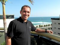 PC Gusmão abriu o seu apartamento para o GLOBOESPORTE.COM