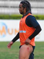 Carlos Alberto ao deixar o treino Vasco