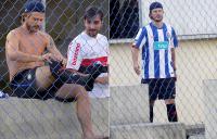 Rodrigo Hilbert homenageou o time do corao, usando uma meia com o smbolo do Vasco 