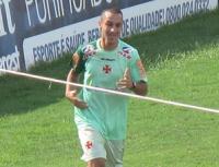 Leandro Chaparro corre no treino do Vasco