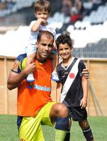 Felipe com os filhos Lucas e Thiago