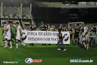 Faixa de apoio a Ricardo Gomes