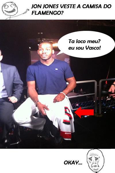 Jones on 14 01 2012   S  B   11 41   Recusa De Jon Jones Em Vestir A Camisa Do