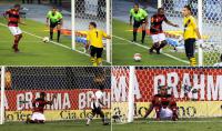 Fernando Prass observa gol perdido