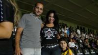 Atriz Desire Oliveira com o marido e sobrinho