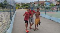 Jovens adolescentes da escolinha de Carlinhos, em Camacan