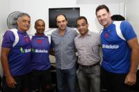 Gacho, Cristvo, Ricardo Gomes, Daniel Freitas e Carlos Germano