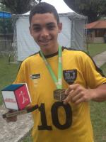 Vascano Marcos Yuri, craque das Paralmpiadas Escolares pelo Rio de Janeiro