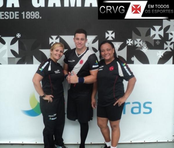 Na foto: Jarlene Faia (psicloga), Renan (atleta convocado) e Jaqueline Santos (treinadora convocada)
