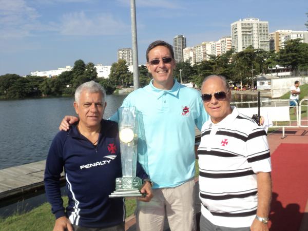 Joaquim da Costa Oliveira (diretor de remo), Paulo Carvalho (presidente da FRERJ) e Paulo Csar Mahomed Alli (vice-presidente de desportos nuticos)