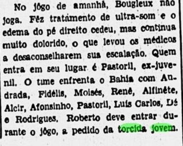 Fora Jovem Jornal Correio da Manh 1971