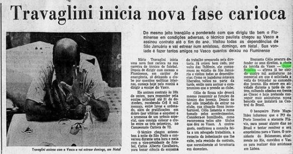 TOV Jornal Correio da Manh 1972