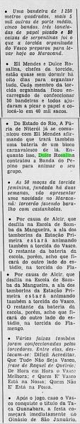 TOV, Fora Jovem e Fria Vascana de Niteri Jornal do Brasil 1973