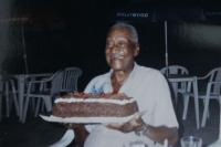 Barbosa ao completar 78 anos, em 1999