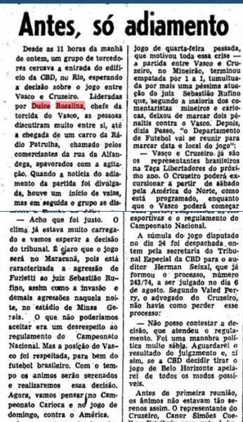 TOV Jornal Folha de So Paulo 1974