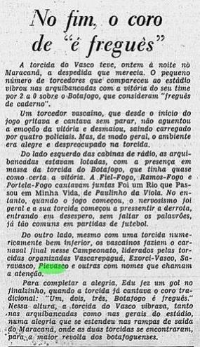 Vascarepagu, Exorci-Vasco, Saravasco e Pievasco Jornal do Brasil 1975