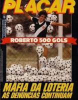 Roberto 500 gols Revista Placar 1982