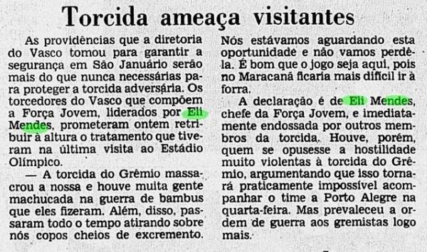 Fora Jovem Jornal do Brasil 1982