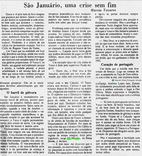 Fora Jovem Jornal do Brasil 1983