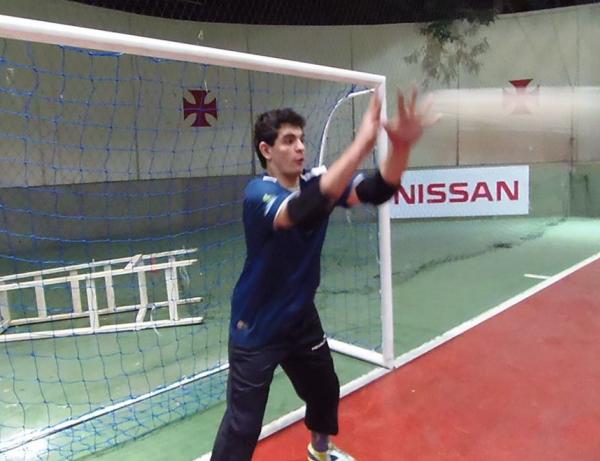 Caio Lus, goleiro do Futsal Sub-20 do Vasco