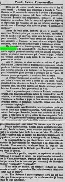 Fora Jovem Jornal O Globo 1986