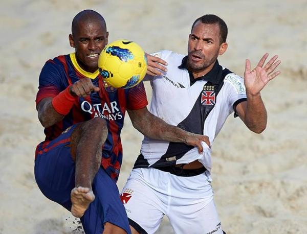 Mundialito Beach Soccer - Vasco 4 (1) x 4 (0) Barcelona-ESP - Buru