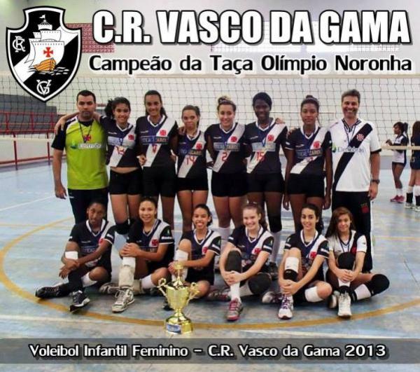O time de Vlei Infantil Feminino do Vasco foi campeo da Taa Olmpio Noronha