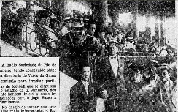 Torcida do Vasco Jornal Dirio da Noite 1931
