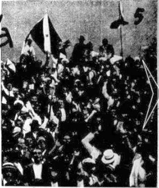 Torcida do Vasco na Gvea Jornal Sport Ilustrado 1939