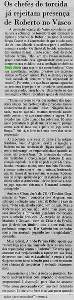 Fora Jovem e TOV Jornal do Brasil 1989