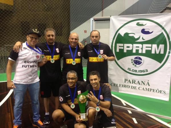 Equipe de Futmesa do Vasco, tricampe brasileira mster no Bola 12 Toques
