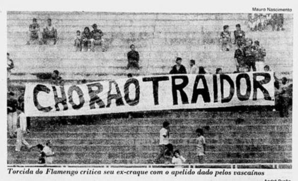 Homenagem da Torcida do Flamengo a Bebeto 1989