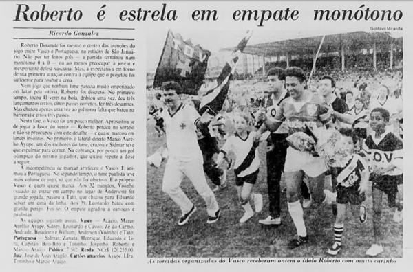 TOV, Pequenos Vascanos e Renovasco Jornal do Brasil 1989