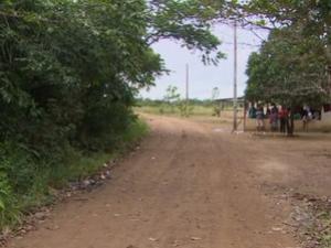 Local onde o estudante foi atingido na Zona Rural de Macap