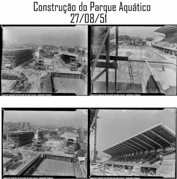 Vasco Parque Aqutico Arquivo Pblico Estado de So Paulo 1951