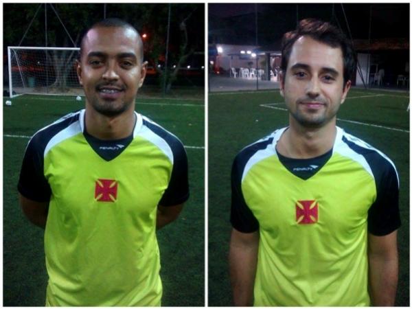 Giva (E) e Bruno Maia (D): novos reforos do Futebol 7 do Vasco