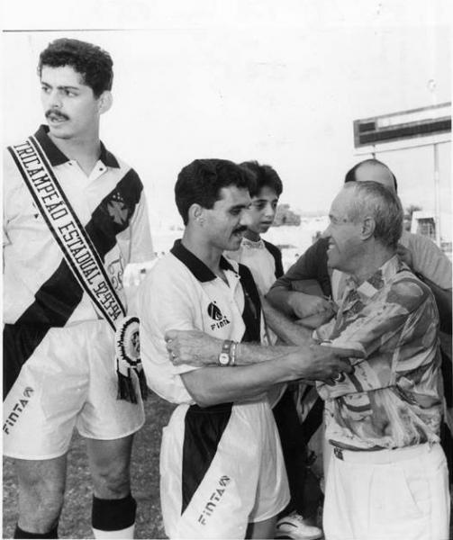 Valdir, Ricardo Rocha e Ademir Menezes em So Janurio em 22/05/1994
