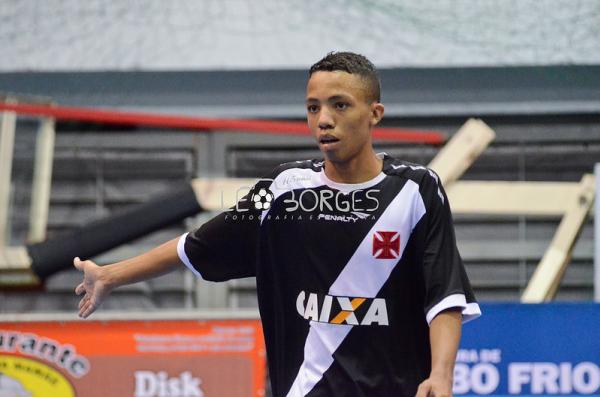 eandrinho  o artilheiro do Vasco no Carioca de Futsal Sub-20 com 4 gols