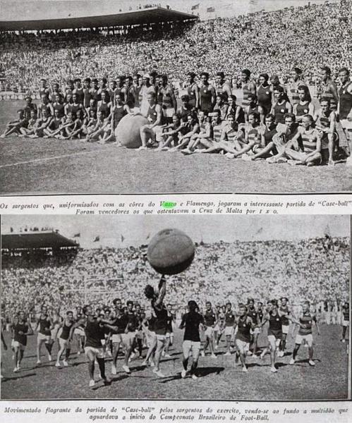 Vasco 1 x 0 Flamengo Pusch Ball Revista O Malho 1927