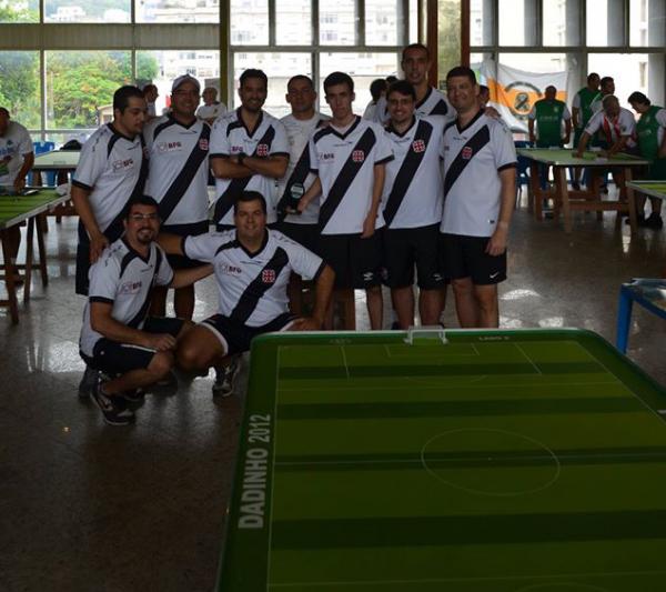 Equipe do Vasco no Brasileiro de Futmesa - Dadinho 2015
