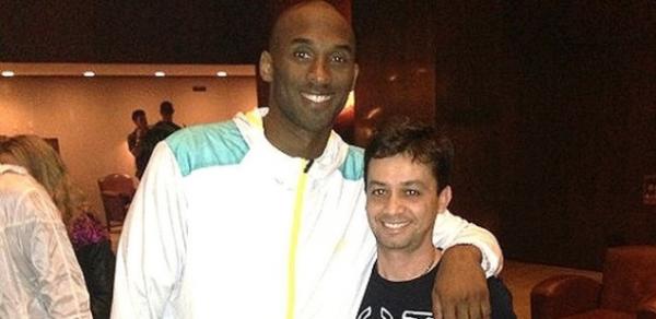Kobe Bryant, astro da NBA, fez uma avaliao com Alex Evangelista em 2013. Experincia abriu portas