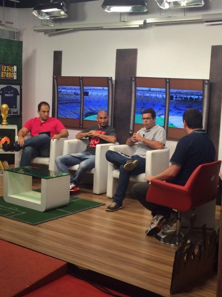 Guiazu participou ao vivo do programa Jogando em Casa, do canal Esporte Interativo