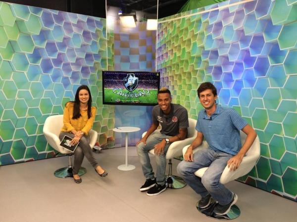 Rafael Silva participou ao vivo do Globoesporte.com com Edgar Maciel de S e Monique Cardone