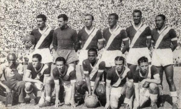 Expresso nos trilhos: equipe do Vasco campe carioca de 1945