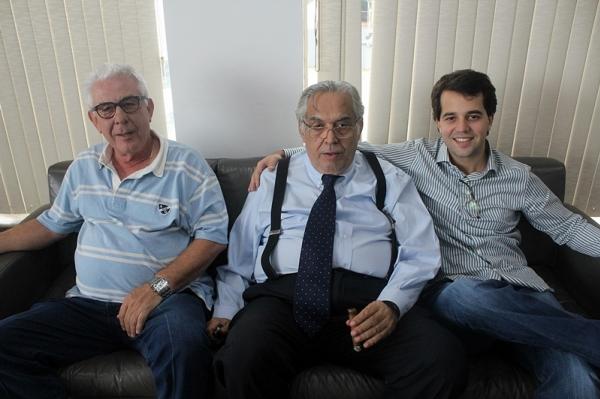 Vice-presidente Fernando Horta, Presidente Eurico Miranda e Marco Antnio Neves Cabral