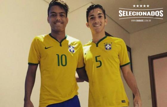 Evander e Andrey: parceria no Vasco e na Seleo Sub-17