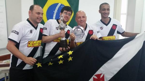 O Vasco se sagrou campeo sul-americano na modalidade Subbuteo. Foi o 4 ttulo vascano desde 2010.