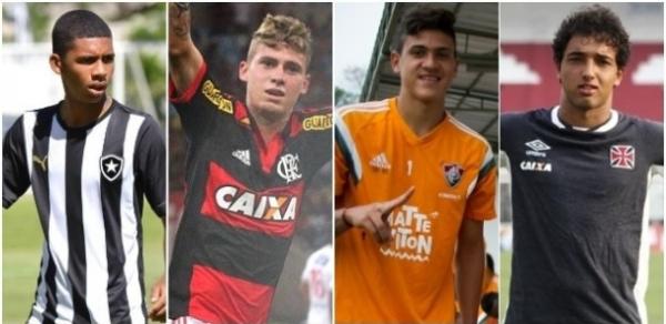 Matheus Fernandes, Matheus Svio, Pedro e Hugo Borges so os destaques de Botafogo, Flamengo, Fluminense e Vasco