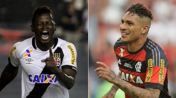 Riascos e Guerrero, os atacantes de Vasco e Flamengo